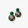 hand painted meenakari jewelry. indian traditional earrings