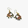 vibrante gold plated meenakari earrings
